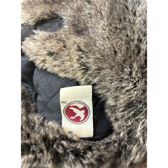 Gander Mountain Men’s Large Winter Flack Fur Quilted Inside Trapper Hat Hunting - Picture 6 of 8